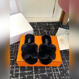代購級 ( 官網同步 盒包裝) 愛馬仕Hermes 25ss 泰迪毛拖，各大網