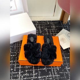 代購級 ( 官網同步 盒包裝) 愛馬仕Hermes 25ss 泰迪毛拖，各大網