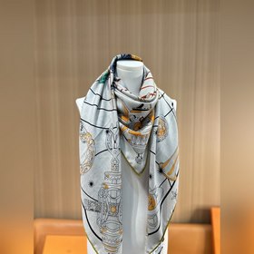 2026年原單愛馬仕[星辰合唱曲]140cm羊絨方巾 絕對會尖叫的專櫃品質 此款