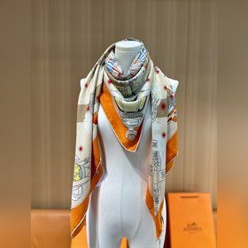 2026年原單愛馬仕[星辰合唱曲]140cm羊絨方巾 絕對會尖叫的專櫃品質 此款