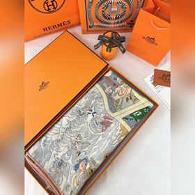 秋冬愛馬仕絲巾又上新啦，今天第一眼被吸引的140絲巾應該就是屬ta啦! 馬術學院