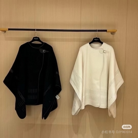重工刺繡 羊皮包邊 愛馬仕頂級鬥篷 這個不是一般的精緻 高端必入款 貼皮繡超級細