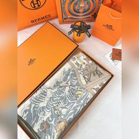 秋冬愛馬仕絲巾又上新啦，今天第一眼被吸引的140絲巾應該就是屬ta啦! 馬術學院