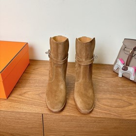 Hermes fw25new arrival~ H家2026秋冬 短靴 進口皮