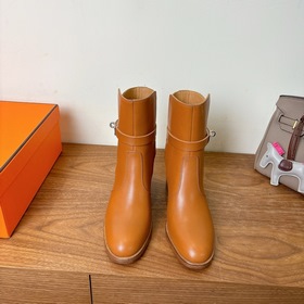 Hermes fw25new arrival~ H家2026秋冬 短靴 進口皮