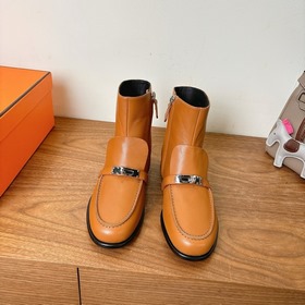 Hermes fw25new arrival~ H家2026秋冬 短靴 進口皮