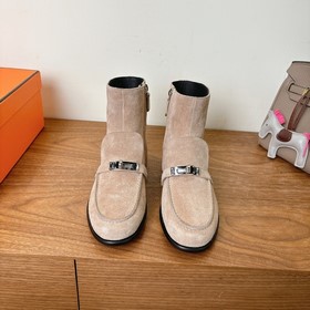Hermes fw25new arrival~ H家2026秋冬 短靴 進口皮