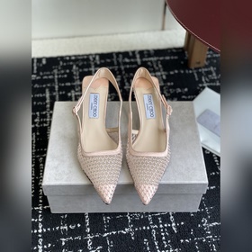代購級 Jimmy Choo 25ss 春夏 系列JC新款 高跟涼鞋 模糊鞋履