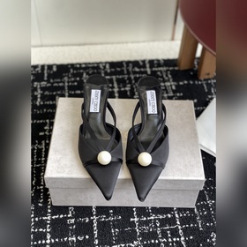 代購級 Jimmy Choo 25ss 春夏 系列JC新款 高跟拖鞋 模糊鞋履