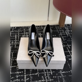 代購級 Jimmy Choo 25ss 春夏 蝴蝶結系列JC新款 高跟 單鞋