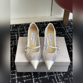 代購級 Jimmy Choo 25ss 春夏 系列JC新款 高跟拖鞋 單鞋 模