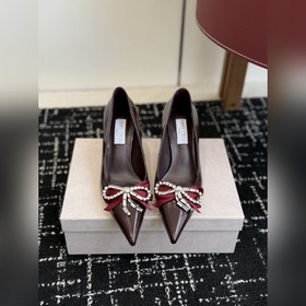 代購級 Jimmy Choo 25ss 春夏 蝴蝶結系列JC新款 高跟 單鞋