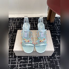 代購級 JC鑽鍊 貓跟 涼鞋系列 25 配飾 系列 JimmyChoo Coll