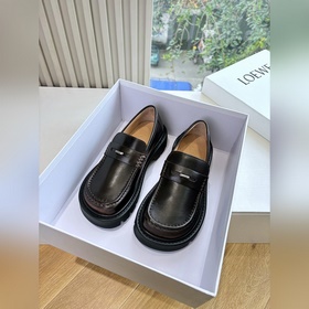G042代購級别所見即所得羅意威新款瑪麗珍單鞋樂福鞋LoeweCampo單鞋Lo