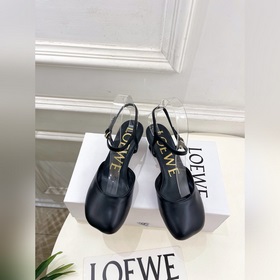 LOEWE 羅意威 2026秋冬新品 Toy 踝帶芭蕾舞平底鞋、高跟鞋 ----
