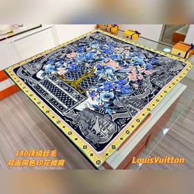 JARDIN DES PLANTES 140雙面絲毛~ [LV秋冬新品] Ja