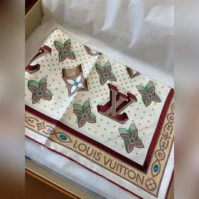 Louis Vuitton 90 方巾 Monogram LV Locks 方巾