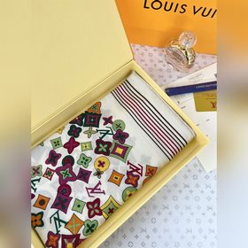 140頂級絲絨雙面，手工卷邊絲絨雙面方巾(30%真絲70%羊絨) 絲絨雙面印花