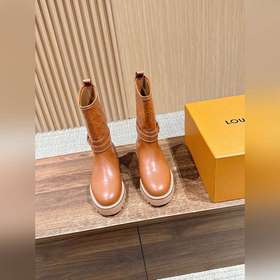 Louis Vuitton Tenitory #及裸靴 驢牌秋冬新款中筒靴 本款