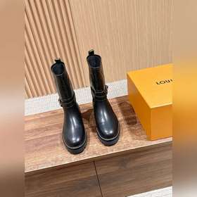 Louis Vuitton Tenitory #及裸靴 驢牌秋冬新款中筒靴 本款