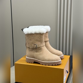 頂級品質 lv fw25 new arrival-~ lv 25秋冬皮毛一體靴子