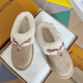 頂級版本：女款 LV路易威登L家 驢牌 Cortina系列 毛靴 雪地靴 短靴
