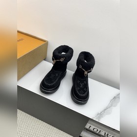 短靴 LV路易威登L家 驢牌 Cortina系列 毛靴 雪地靴 短靴 本款 Co
