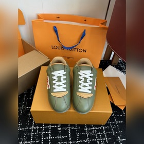 代購級 ( 官網同步 盒包裝) LV路易威登 菲董 聯名 走秀款 胖丁 厚底 休
