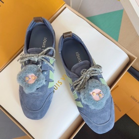 頂級版本：女款 LV路易威登 L家 驢牌 最新Sneakerina系列 情侶款