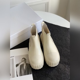 高定品質！Maison Margiela MM6餅幹鞋 鞋面牛皮 内裡牛皮 高