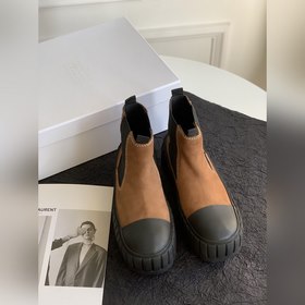 高定品質！Maison Margiela MM6餅幹鞋 鞋面牛皮 内裡牛皮 高