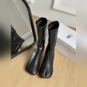 高定品質！Maison Margiela MM6分趾彈力靴 鞋面進口彈力pu