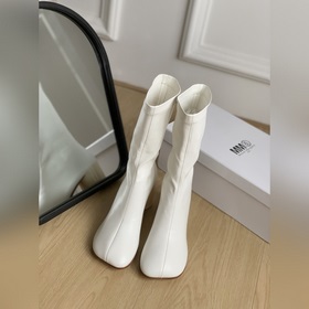 高定品質！Maison Margiela MM6分趾彈力靴 鞋面進口彈力pu