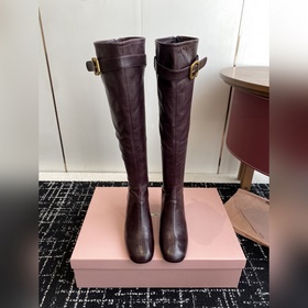 代購級 Miu miu 25ss 彈力 短靴 秋冬走秀新款短靴 長靴 今年最值