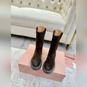 MIUMIU 頂級貨出廠 面料：二軟絲光牛反絨 内裡：孟加拉水軟牛皮 大底：獨家