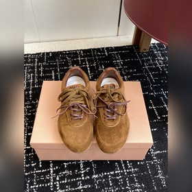 頂級品質 Miu Miu 25ss 春夏新款走秀MiuMiu 德訓 休閑鞋 秀