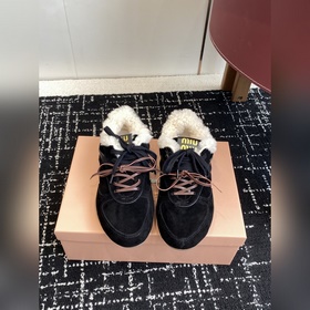 頂級品質 Miu Miu 25ss 春夏新款走秀MiuMiu 德訓 休閑鞋 秀