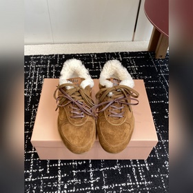 頂級品質 Miu Miu 25ss 春夏新款走秀MiuMiu 德訓 休閑鞋 秀