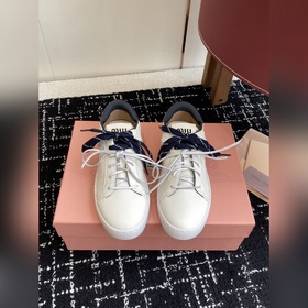 代購級 Miu Miu 25ss 缪缪厚底餅幹底 25ss 春夏新款英倫風系帶