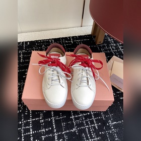 代購級 Miu Miu 25ss 缪缪厚底餅幹底 25ss 春夏新款英倫風系帶
