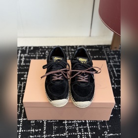 代購級 Miumiu 25ss 秋冬新款 編織麻繩漁夫鞋 最新走秀系列 經典升
