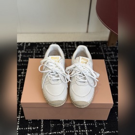 代購級 Miumiu 25ss 秋冬新款 編織麻繩漁夫鞋 最新走秀系列 經典升