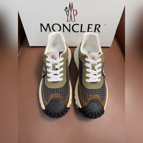 Moncler蒙口 男鞋運動鞋，進口透氣網面、氯丁橡膠 各種材質拼接打造，鞋面采