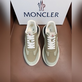 Moncler蒙口 男鞋運動鞋，進口透氣網面、氯丁橡膠 各種材質拼接打造，鞋面采