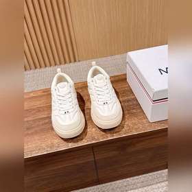 [全皮] MONCLER ALTIVE 蒙口新款厚底休閑男士運動鞋 滑闆鞋 餅幹
