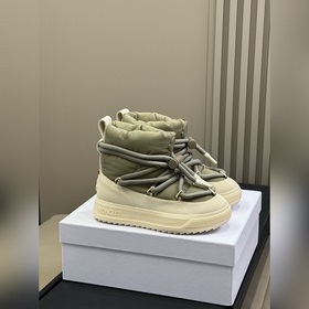 頂級品質 moncler25 秋冬 雪地靴 防水塗層滑雪布 羊毛絨布裡 TPU防