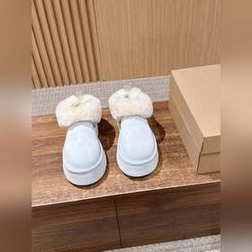 UGG# 油叽叽秋冬新款塔茨勒居家便鞋，内裡真羊毛，三層半組合eva發泡大底