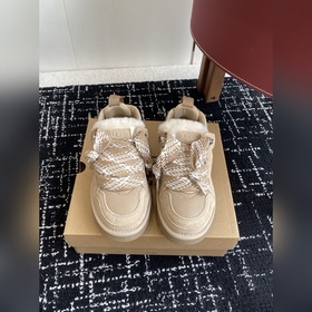 代購級 UGG.梅爾休閑鞋 (街頭款)8890 2cm超輕鞋底，牛皮 網狀織物
