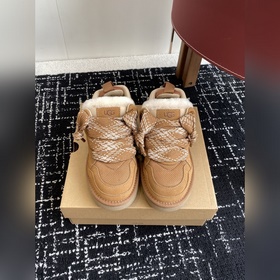 代購級 UGG.梅爾休閑鞋 (街頭款)8890 2cm超輕鞋底，牛皮 網狀織物