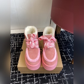 代購級 UGG 秋季女士舒适厚底一腳蹬休閑 雪地靴 懶人毛毛鞋明星同款 Taz